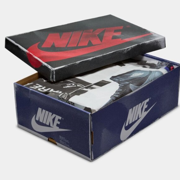 Air Jordan 1 Retro OG High Rare Air Deep Royal Blue Size 9.5 Brand New DZ5485 - Picture 6 of 6